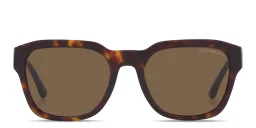 Shop Emporio Armani Square Sunglasses in Shiny Havana online.