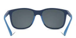 Shop Emporio Armani Kids Pillow Sunglasses in Matte Blue online.