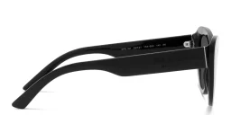 Shop PRADA Cat-Eye Sunglasses in White online.