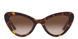 Shop PRADA Cat-Eye Sunglasses in Havana online.