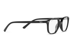 Shop Ray-Ban Junior Kids Square Eyeglasses in Black online.