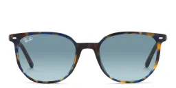 Shop Ray-Ban Elliot Unisex Square Sunglasses in Yellow & Blue Havana online.