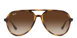 Shop Ray-Ban Unisex Pilot Sunglasses in Havana online.