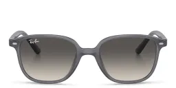 Shop Ray-Ban Junior Leonard Kids Square Sunglasses in Opal Blue online.