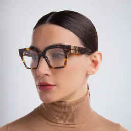 تسوق نظارة طبية بإطار كات آي ميو ميو بلون هافان فاتح أونلاين.