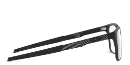 Shop Oakley Dehaven Wide Rectangle Eyeglasses in Satin Black online.