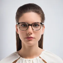 Shop Ray-Ban Elliot Unisex Irregular Eyeglasses in Grey Havana online.