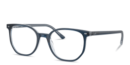 تسوق Elliot Optics Unisex Irregular Eyeglasses راي بان بلون Blue On Transparent Blue أونلاين.