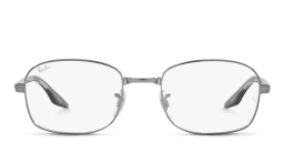 Shop Ray-Ban Unisex Rectangle Eyeglasses in Gunmetal online.