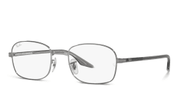 Shop Ray-Ban Unisex Rectangle Eyeglasses in Gunmetal online.