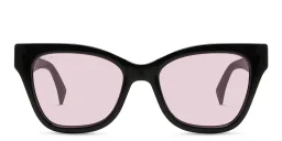 Shop GUCCI Cat Eye Sunglasses in Black online.