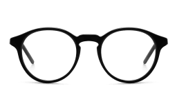 Shop GUCCI Round Eyeglasses in Black online.