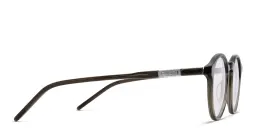 Shop GUCCI Round Eyeglasses in Brown online.