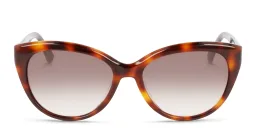 Shop Calvin Klein Cat-Eye Sunglasses in Brown online.