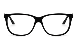 Shop Cartier Signature 'C'de Cartier Wide Rectangle Eyeglasses in Black online.