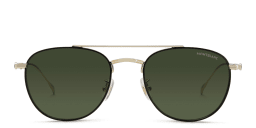 Shop MONTBLANC Pilot Sunglasses in Gold online.