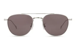 Shop MONTBLANC Pilot Sunglasses in Silver online.