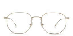 Shop MONTBLANC Irregular Eyeglasses in Gold online.
