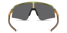 Shop Oakley Sutro Lite Sweep Half-Rim Mask Sunglasses in Fern Spacedust online.