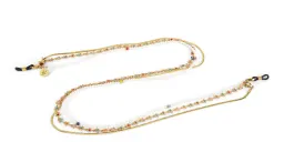 Shop Sunny Cords Stainless Steel Glasses Chain in Gold online.