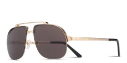تسوق نظارات شمسية سانتوس دو كارتييه طراز بايلوت كارتييه بلون ذهبي أونلاين.