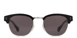 Shop Cartier Signature 'C'de Cartier Square Sunglasses in Black online.