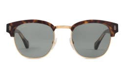 Shop Cartier Signature 'C'de Cartier Square Sunglasses in Havana online.