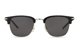 Shop MONTBLANC Square Sunglasses in Black online.