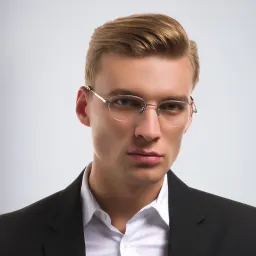 Shop Cartier Signature 'C'de Cartier Rectangle Eyeglasses in Silver online.