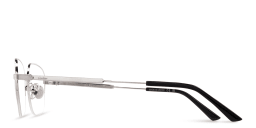 Shop Cartier Signature 'C'de Cartier Rectangle Eyeglasses in Silver online.