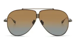 Shop VALENTINO Valentino XVI Unisex Aviator Sunglasses in Black online.