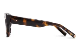 Shop VALENTINO Unisex Square Sunglasses in Brown online.