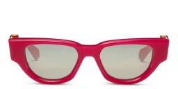 Shop VALENTINO V-Due Cat-Eye Sunglasses in Fuchsia online.