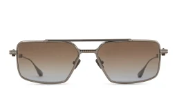 Shop VALENTINO Unisex Aviator Sunglasses in Black online.