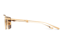 Shop VALENTINO Unisex Aviator Sunglasses in Gold online.