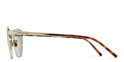 Shop SAINT LAURENT Cat-Eye Sunglasses in Gold online.