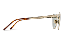 Shop SAINT LAURENT Cat-Eye Sunglasses in Gold online.