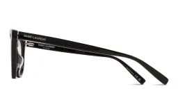 Shop SAINT LAURENT Cat-Eye Eyeglasses in Black online.