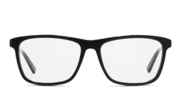 Shop SAINT LAURENT Wide Rectangle Eyeglasses in Black online.
