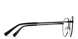 Shop EYE'M Round Eyeglasses in Black online.