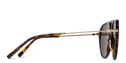 Shop EYE'M Aviator Sunglasses in Havana online.