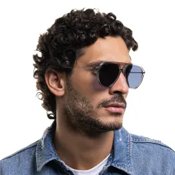 Shop EYE'M Aviator Sunglasses in Grey online.