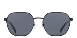 Shop EYE'M Irregular Sunglasses in Black online.