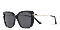 Shop EYE'M Square Sunglasses in Black online.