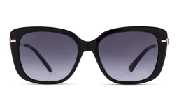 Shop EYE'M Square Sunglasses in Black online.