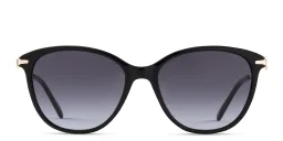 Shop EYE'M Cat-Eye Sunglasses in Black online.