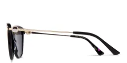 Shop EYE'M Cat-Eye Sunglasses in Black online.