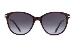 Shop EYE'M Cat-Eye Sunglasses in Red online.