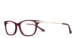 Shop EYE'M Rectangle Eyeglasses in Red online.
