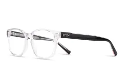 Shop EYE'M Square Eyeglasses in Clear online.